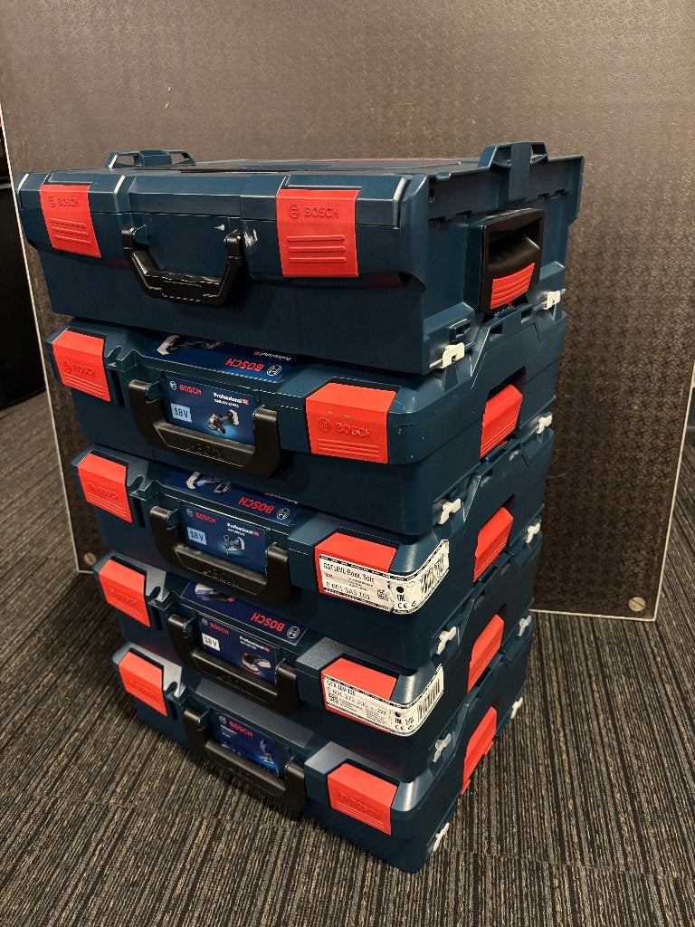 5x Lege Bosch Blauw / Sortimo L-BOXX, Bosch, -, -, Ophalen of Verzenden