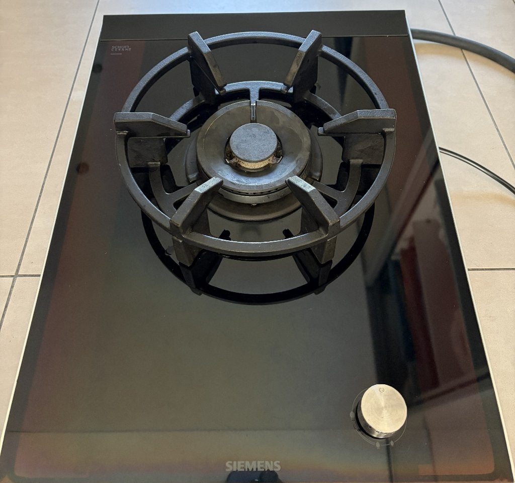 Siemens domino wokbrander (ER426AB90N), Witgoed en Apparatuur, Ophalen, Gebruikt, 3 kookzones of minder, Inbouw