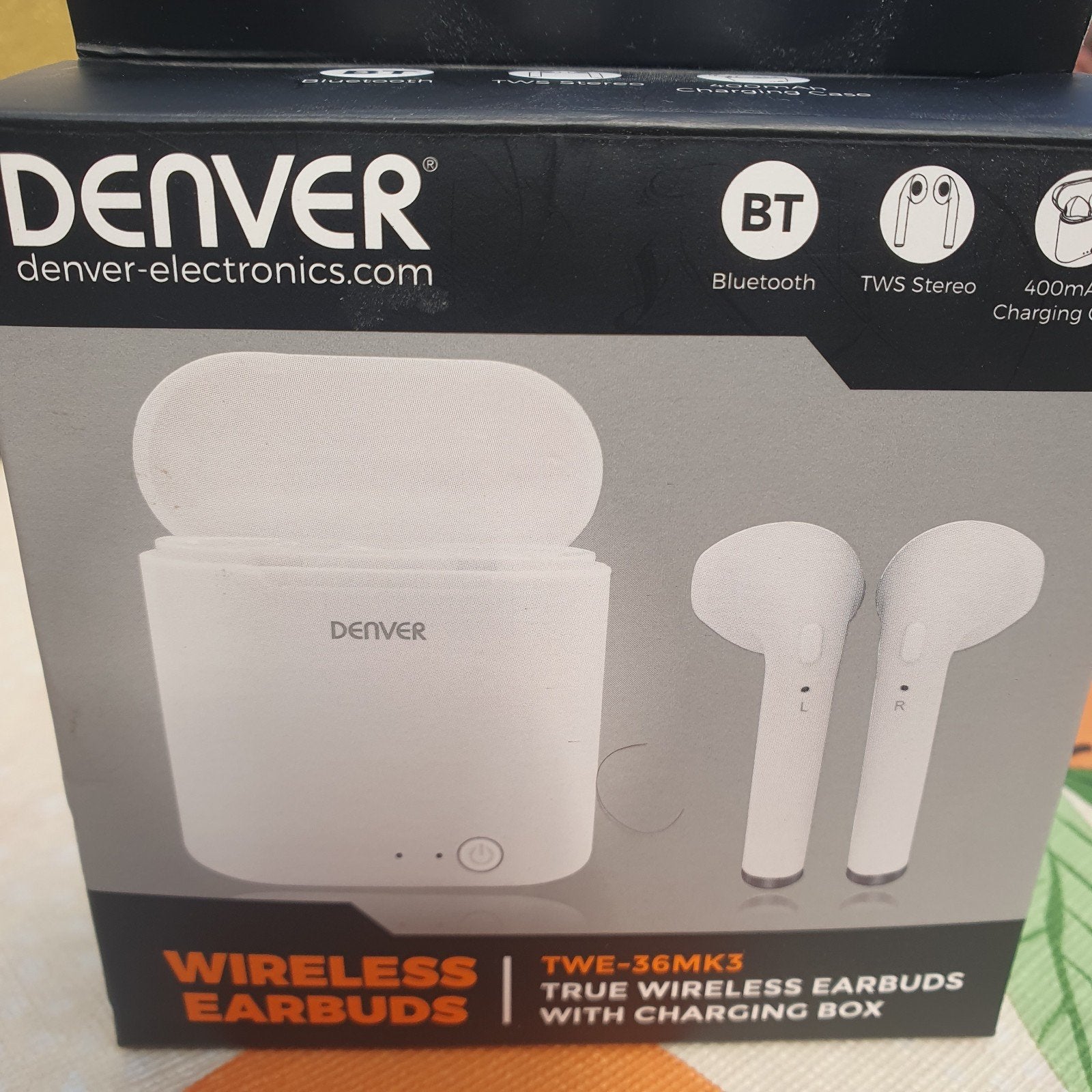 Denver TWE-36MK3 Draadloze Oordopjes met Oplaadcase