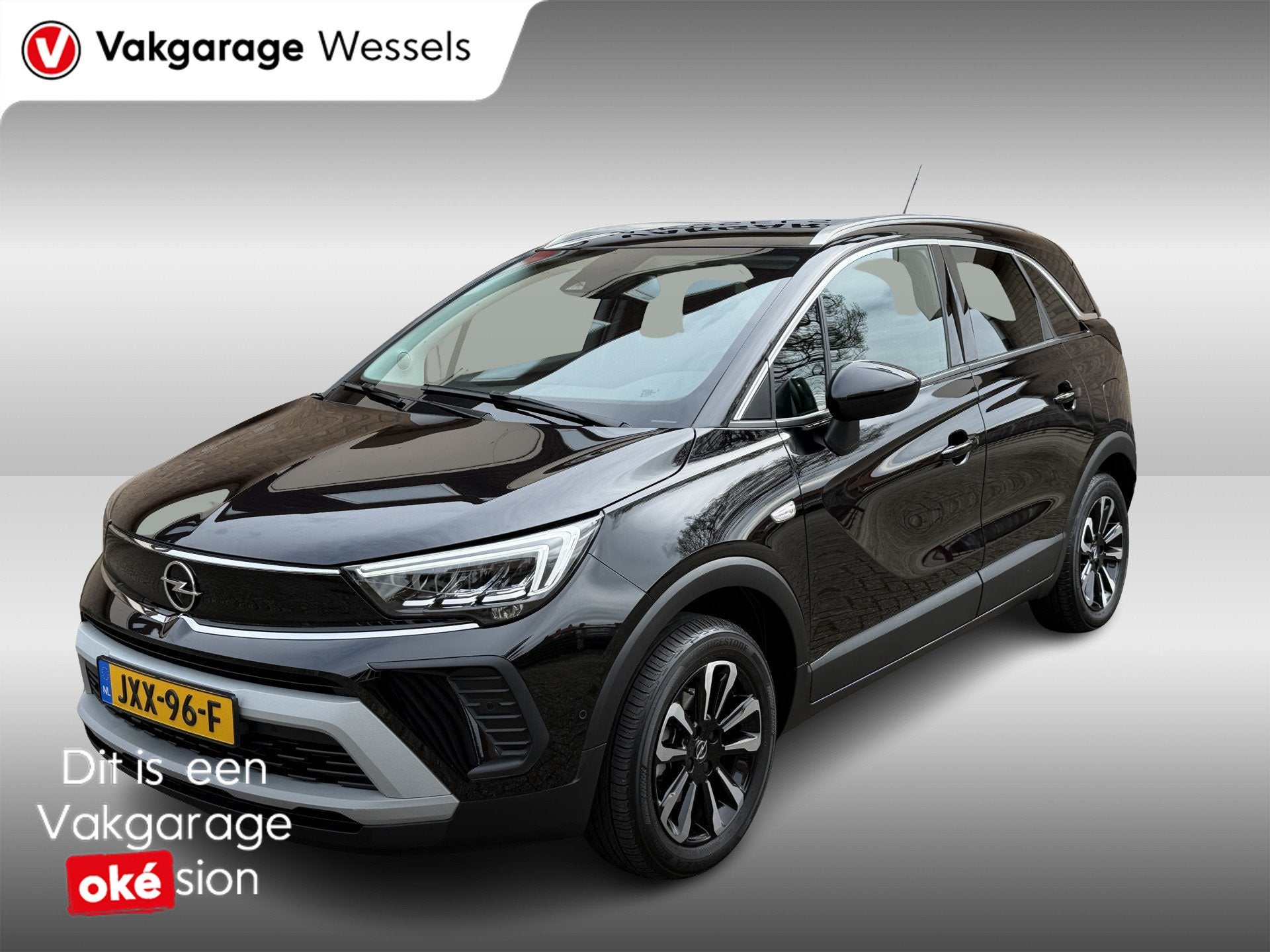 Opel Crossland 1.2 Turbo Elegance | LM | Clima | PDC | Camer, Auto's, 12 maanden, Gebruikt, 1199 cc, Zwart