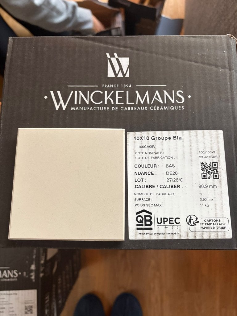 Winckelmans 10x10 tegels - 6,5 M2, Ophalen, Nieuw