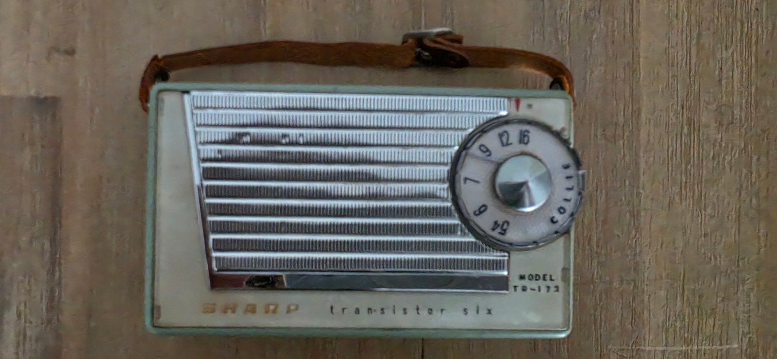 Werkende Vintage Sharp Transistor Six Radio Model TR-173, Audio, Tv en Foto, Ophalen, Gebruikt, Transistorradio