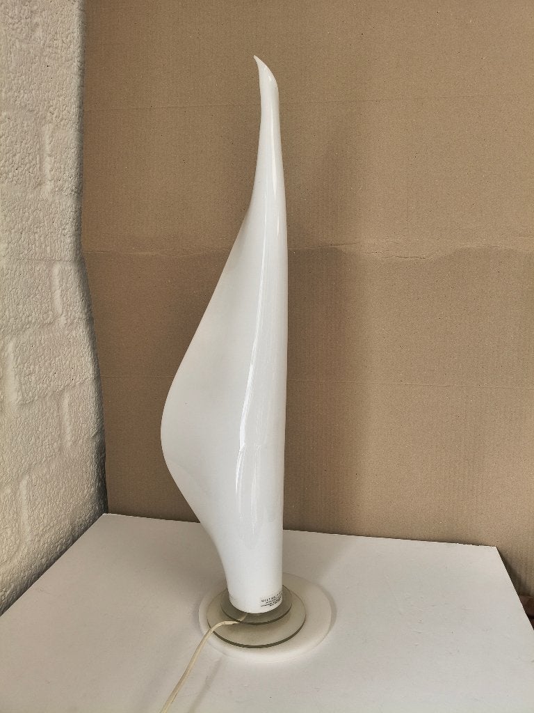 Wout Wessemius 'Flame' design tafellamp, Ophalen of Verzenden, Zo goed als nieuw, Kunststof, Minder dan 50 cm