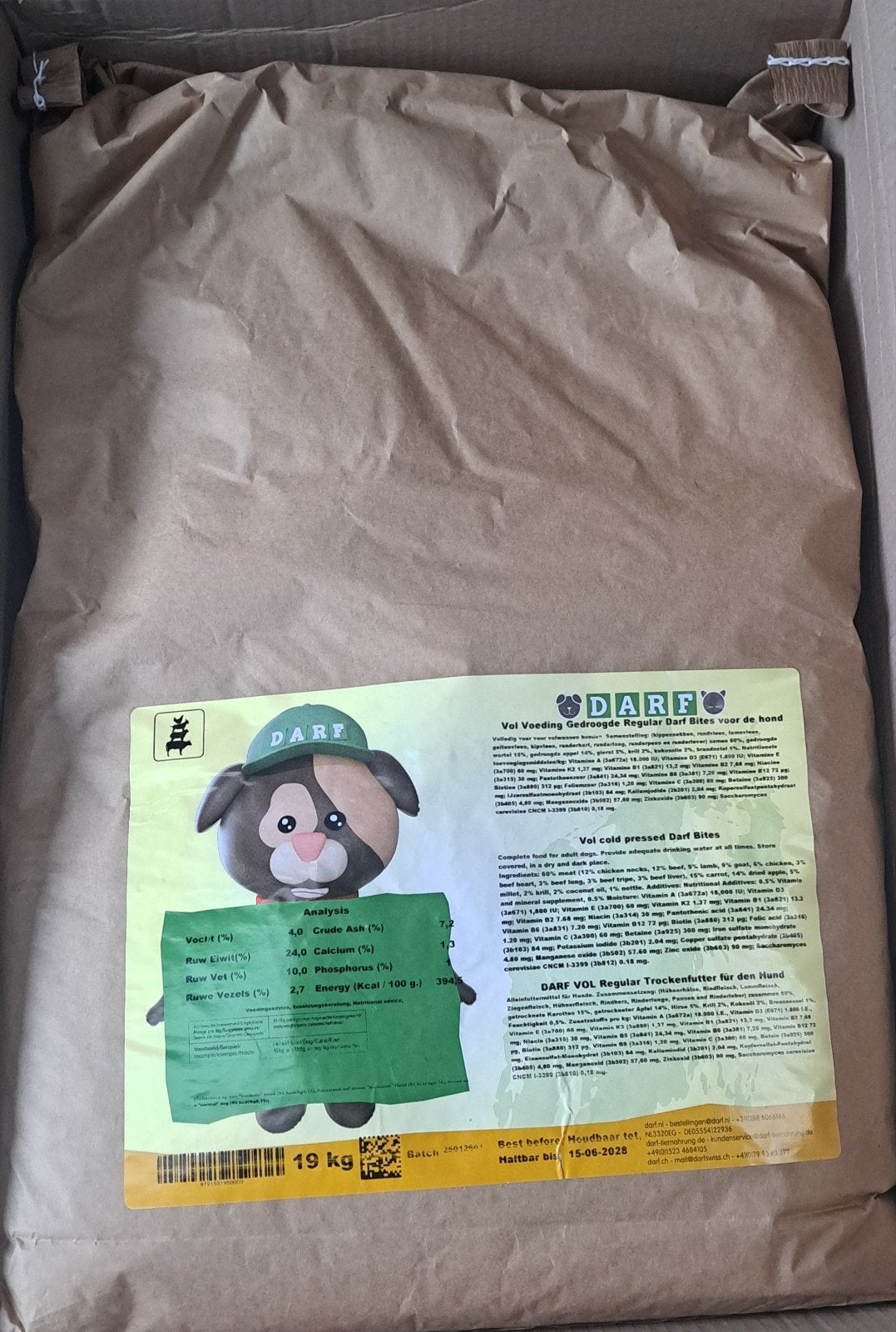 Darf hondenvoer nieuw, Ophalen, Hond
