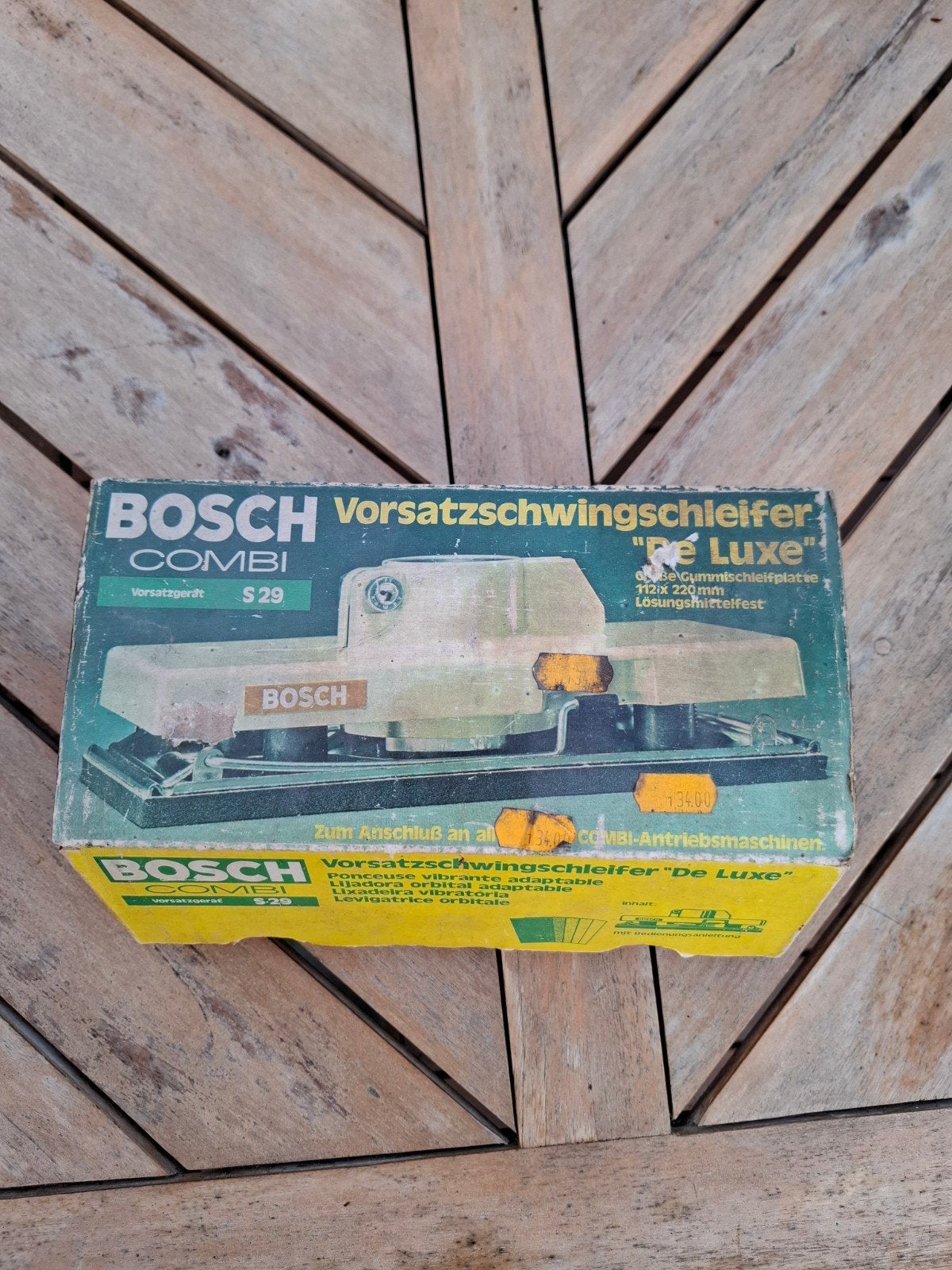 bosch combi S29, schuurmachine, opzetstuk, Ophalen, Minder dan 600 watt, Excentrische schuurmachine