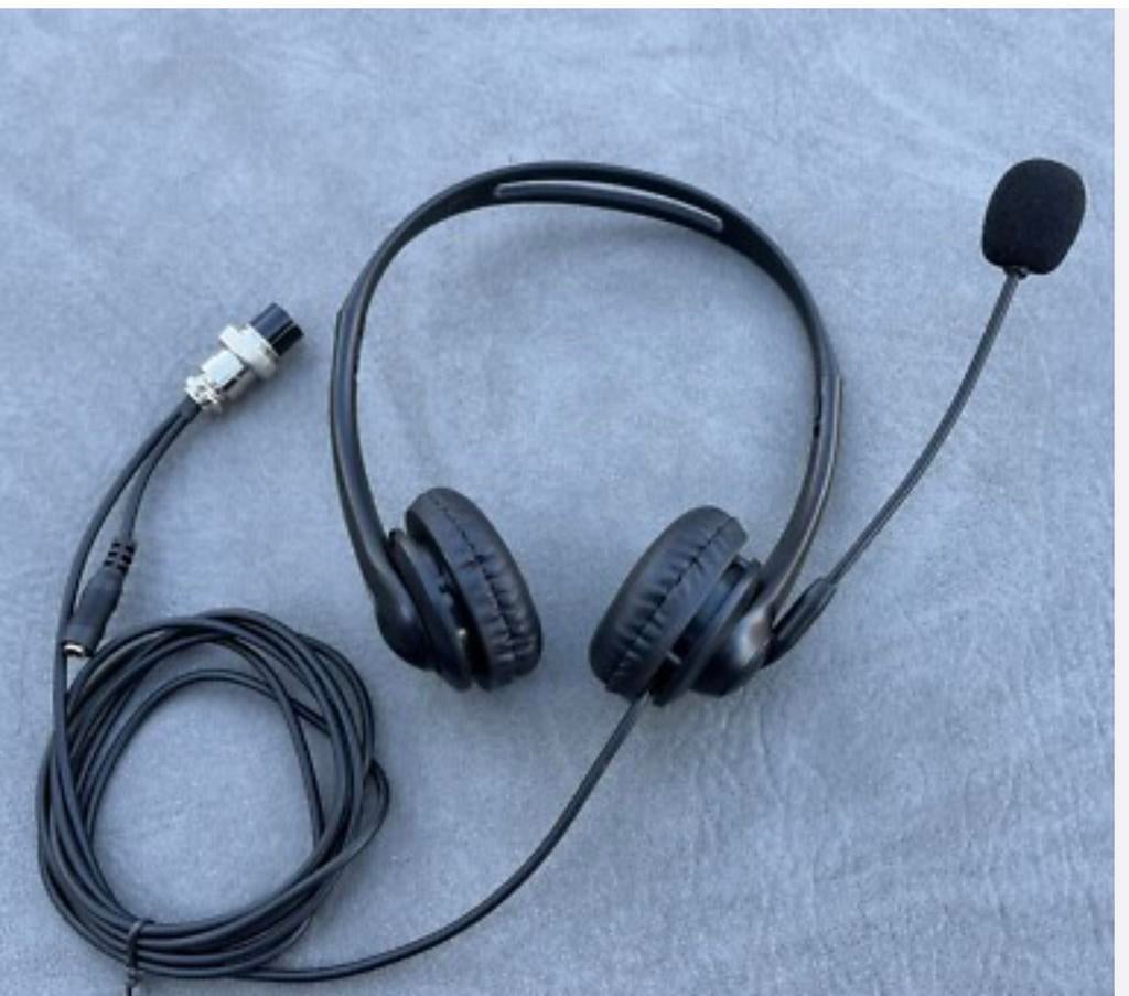 Headset van W2ENY incl ptt button electret, incl verz, Ophalen of Verzenden, Nieuw, Zender en Ontvanger