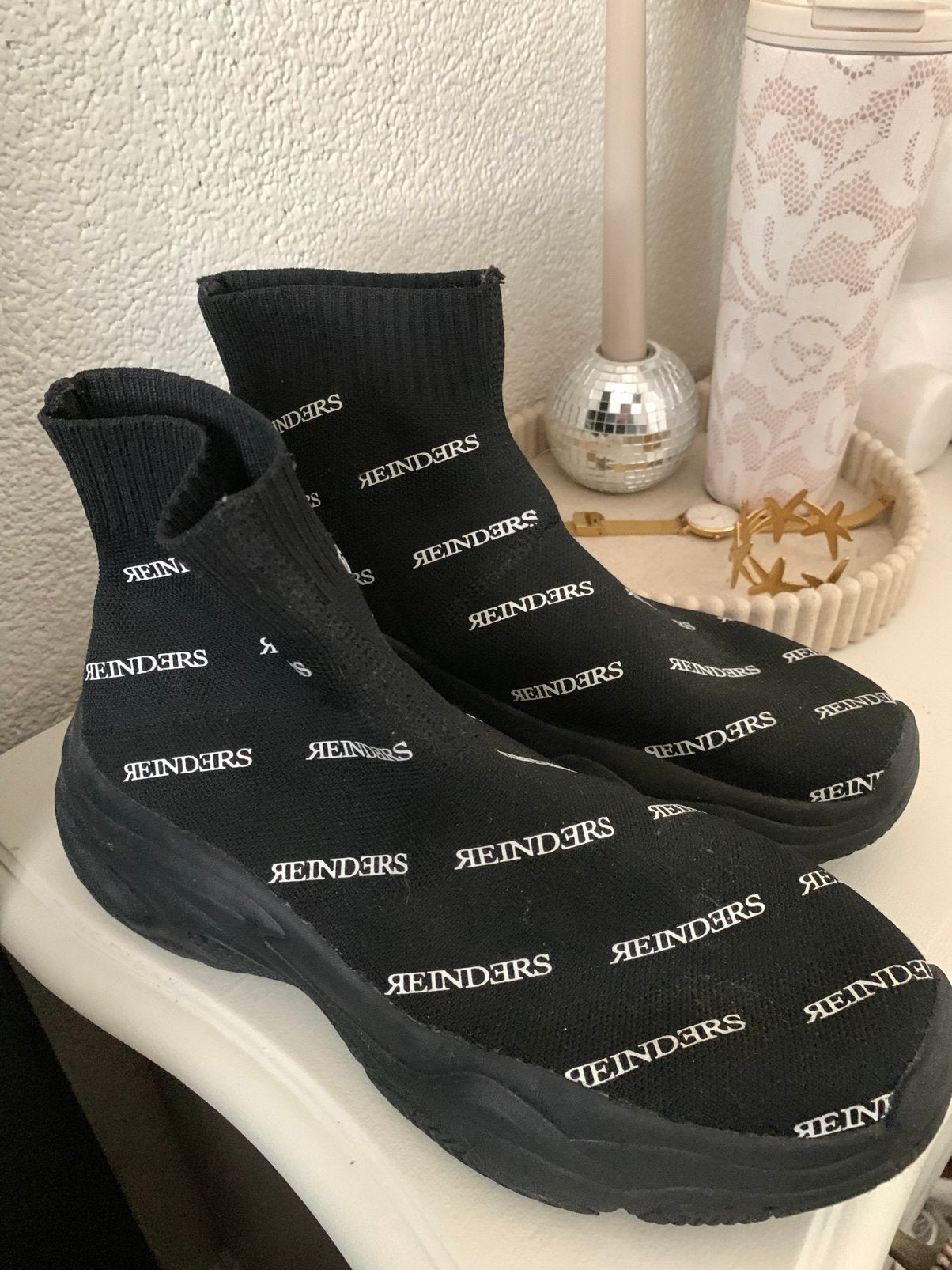 Reinders schoenen, Kleding | Dames, Zwart, Ophalen of Verzenden, Sneakers of Gympen, Gedragen
