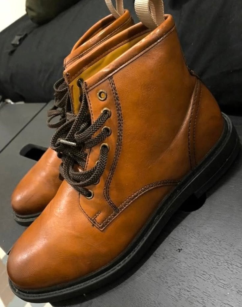 Men's boots ZARA size 42, Kleding | Heren, Ophalen, Bruin, Boots, Nieuw