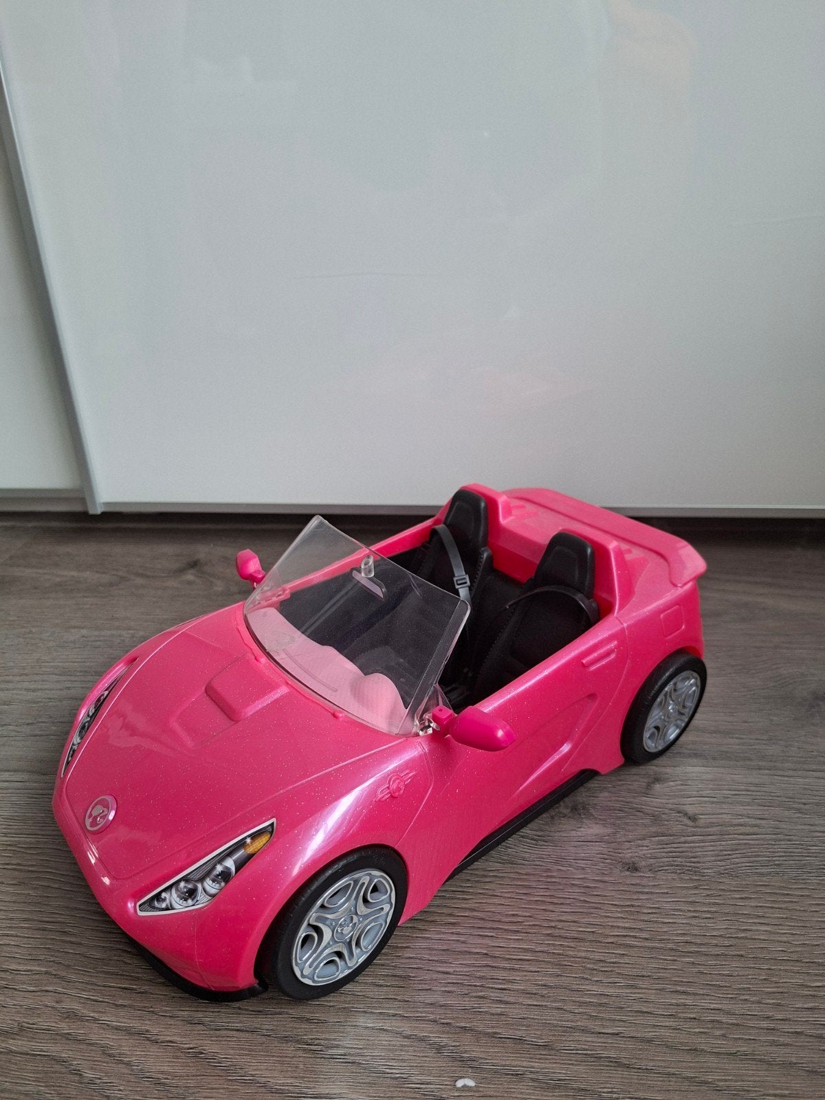 Roze Barbie Auto Cabriolet - Speelgoedauto, Ophalen of Verzenden, Gebruikt