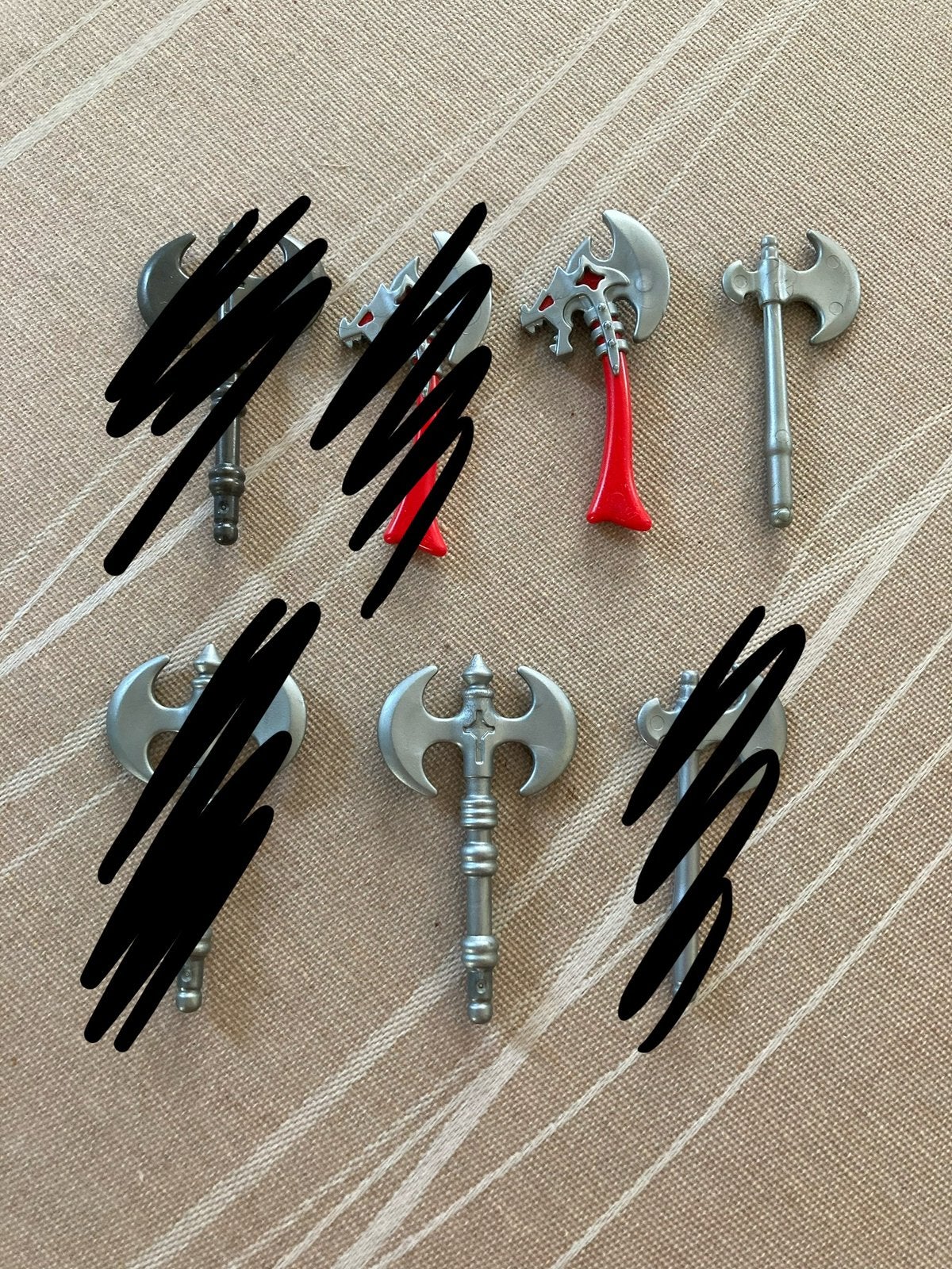 Playmobil bijlen, Ophalen of Verzenden, Zo goed als nieuw