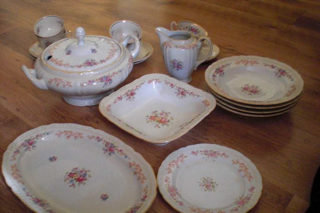 servies, Ophalen, Aardewerk, Overige stijlen, Bord(en)