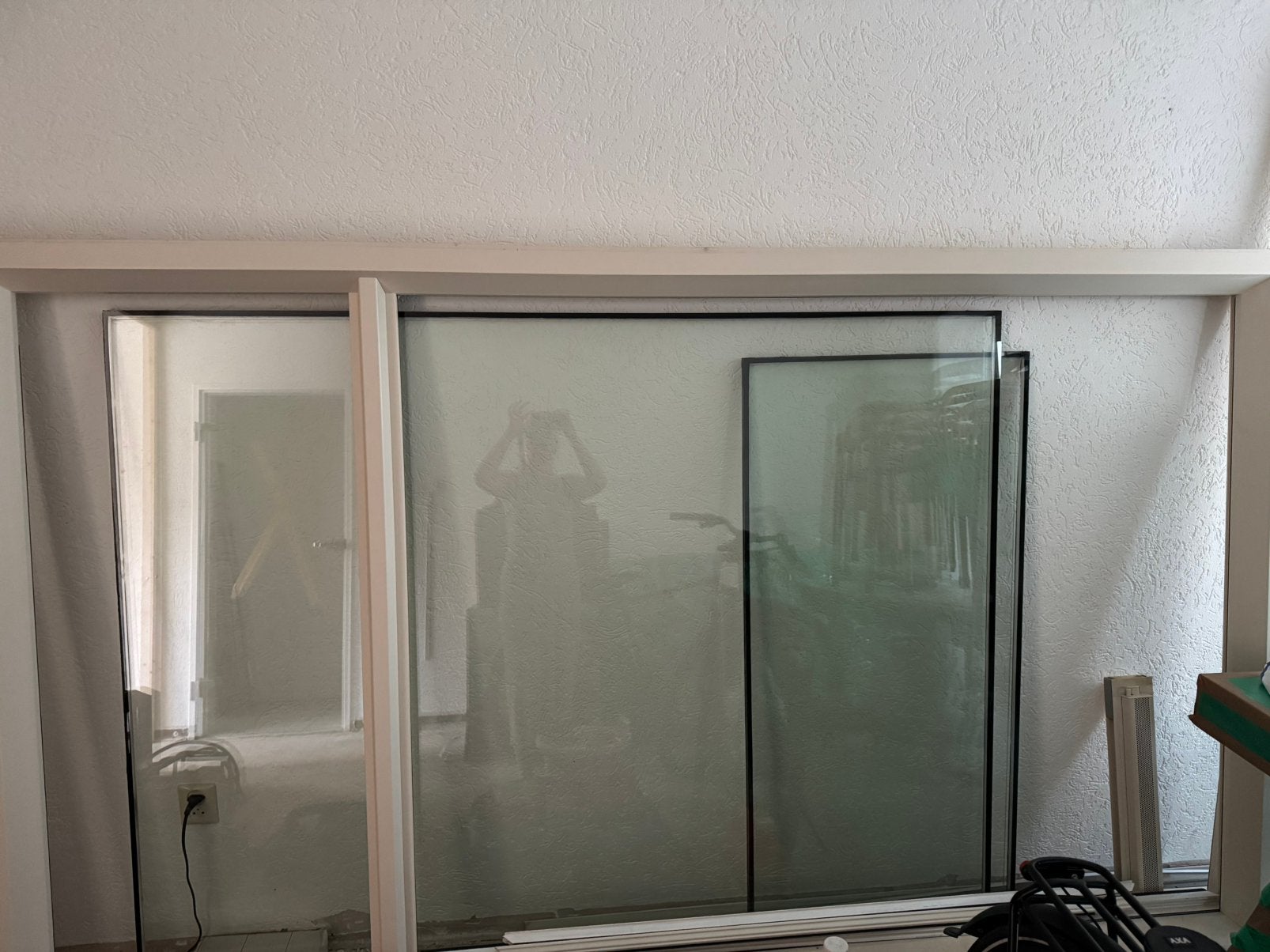 gedemonteerd-vaste gevelraam, dubbelglas,ventilatierooster, Ophalen, Gevelraam of Ruit, 80 tot 120 cm, Zo goed als nieuw