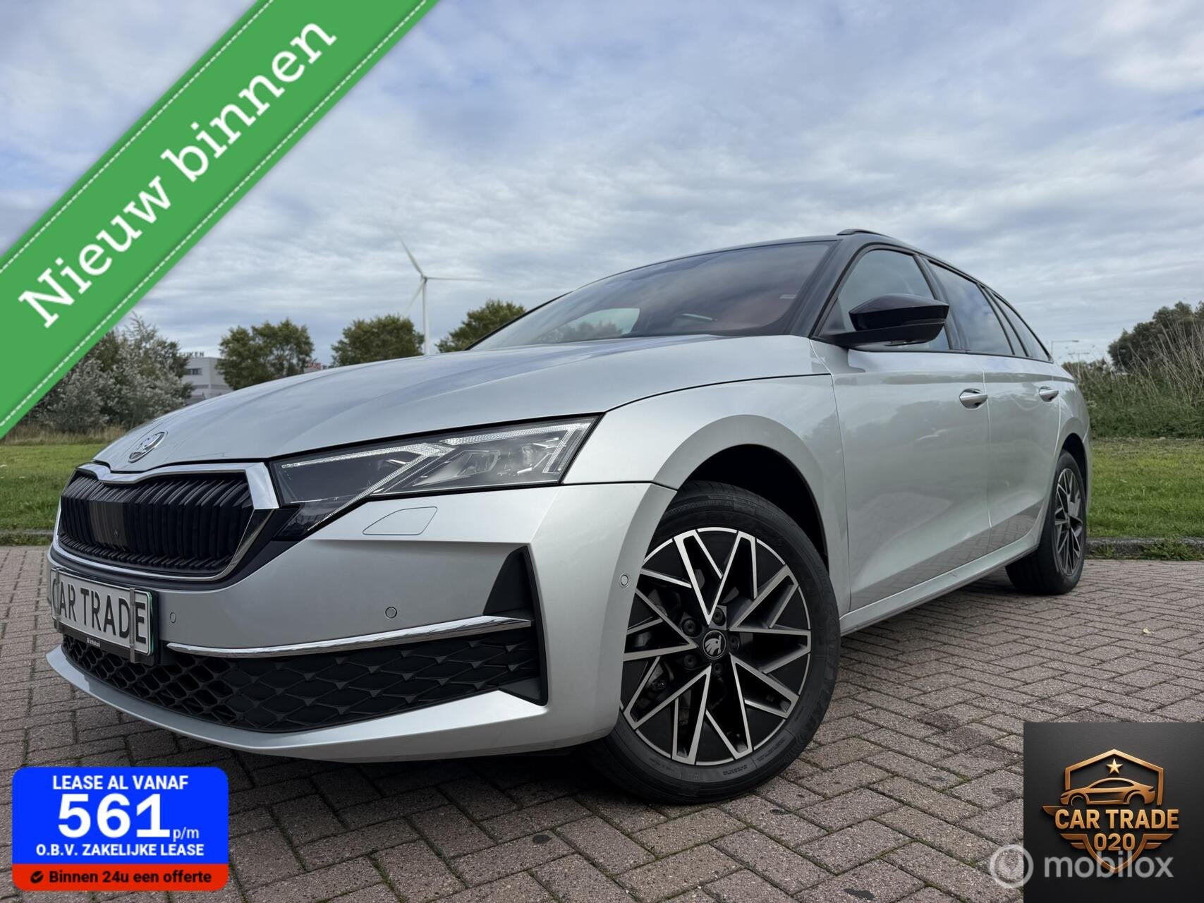 Skoda Octavia 2.0 tdi LEDER|CARPLAY|MATRIX|CAMELEON, Auto's, Gebruikt, Overige carrosserieën, Overige brandstoffen, Bedrijf