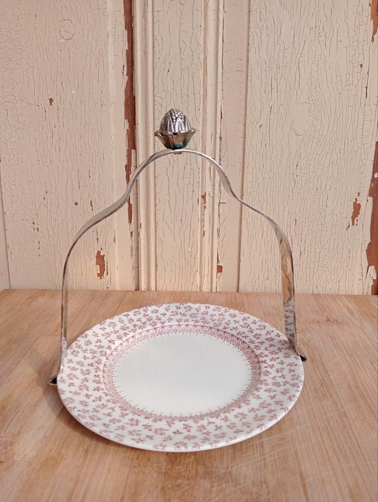 Verzilverde borden etagère, Antiek en Kunst, Ophalen of Verzenden