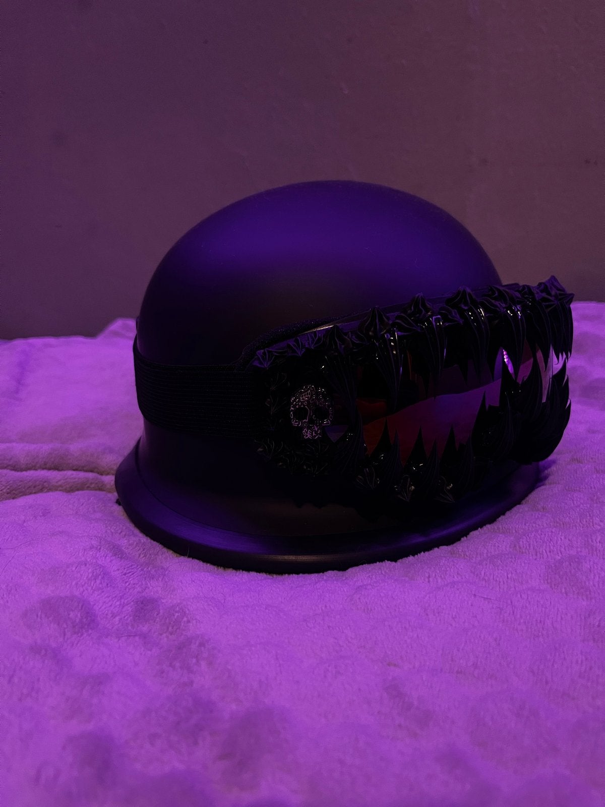 Custom Pothelm met uniek design, Motoren, Heren, Overige typen, Nieuw zonder kaartje, L