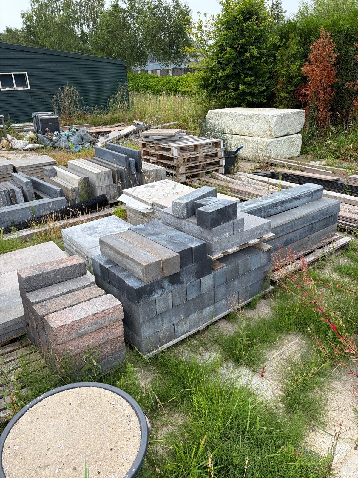 Diverse partij gebruikte bestrating en tegels, Ophalen, Gebruikt, Overige typen, 10 m² of meer