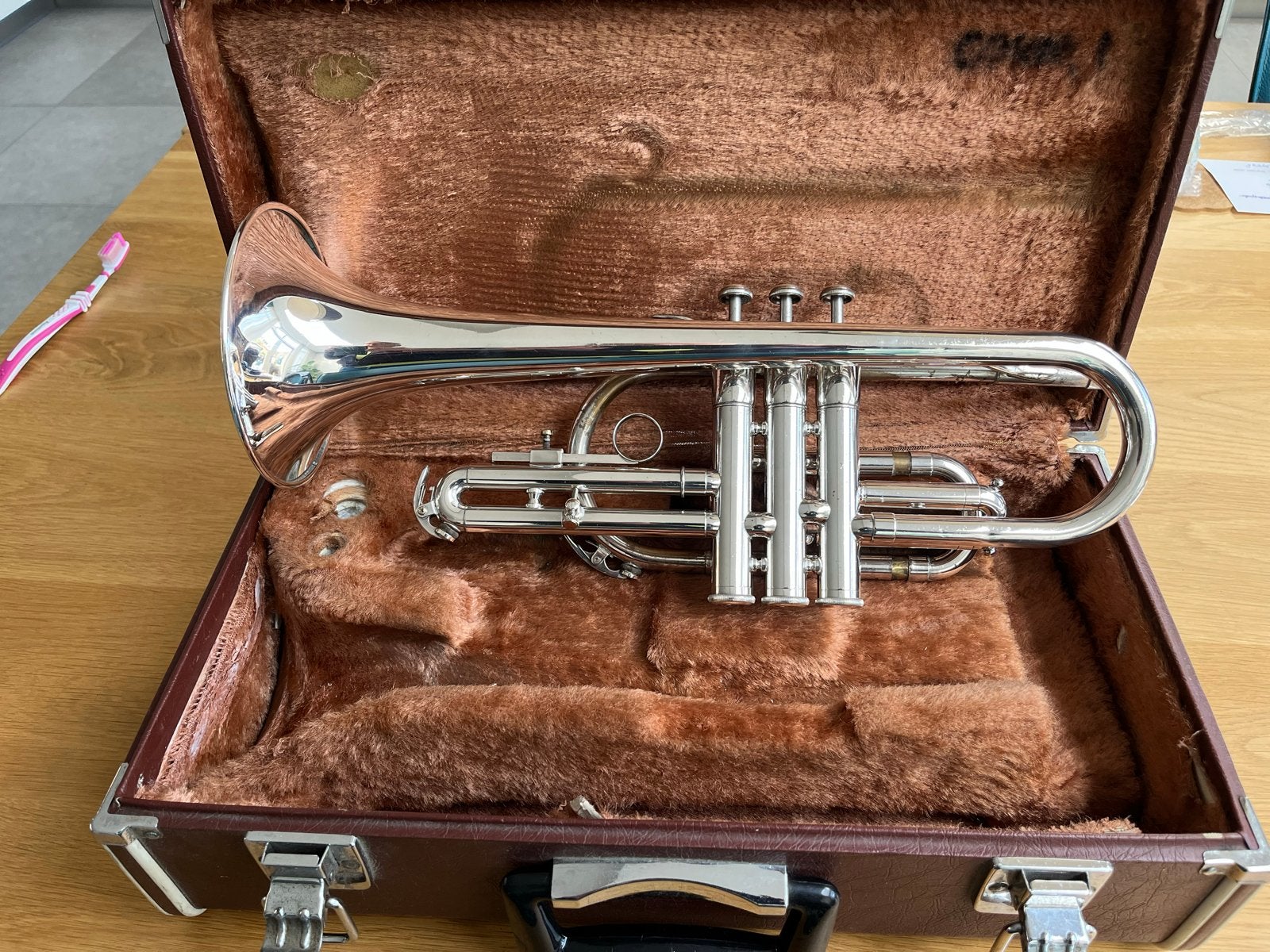 Yamaha Cornet YCR-231S - Goede Staat, Speelklaar, Ophalen of Verzenden, Gebruikt, Overige typen, Met koffer