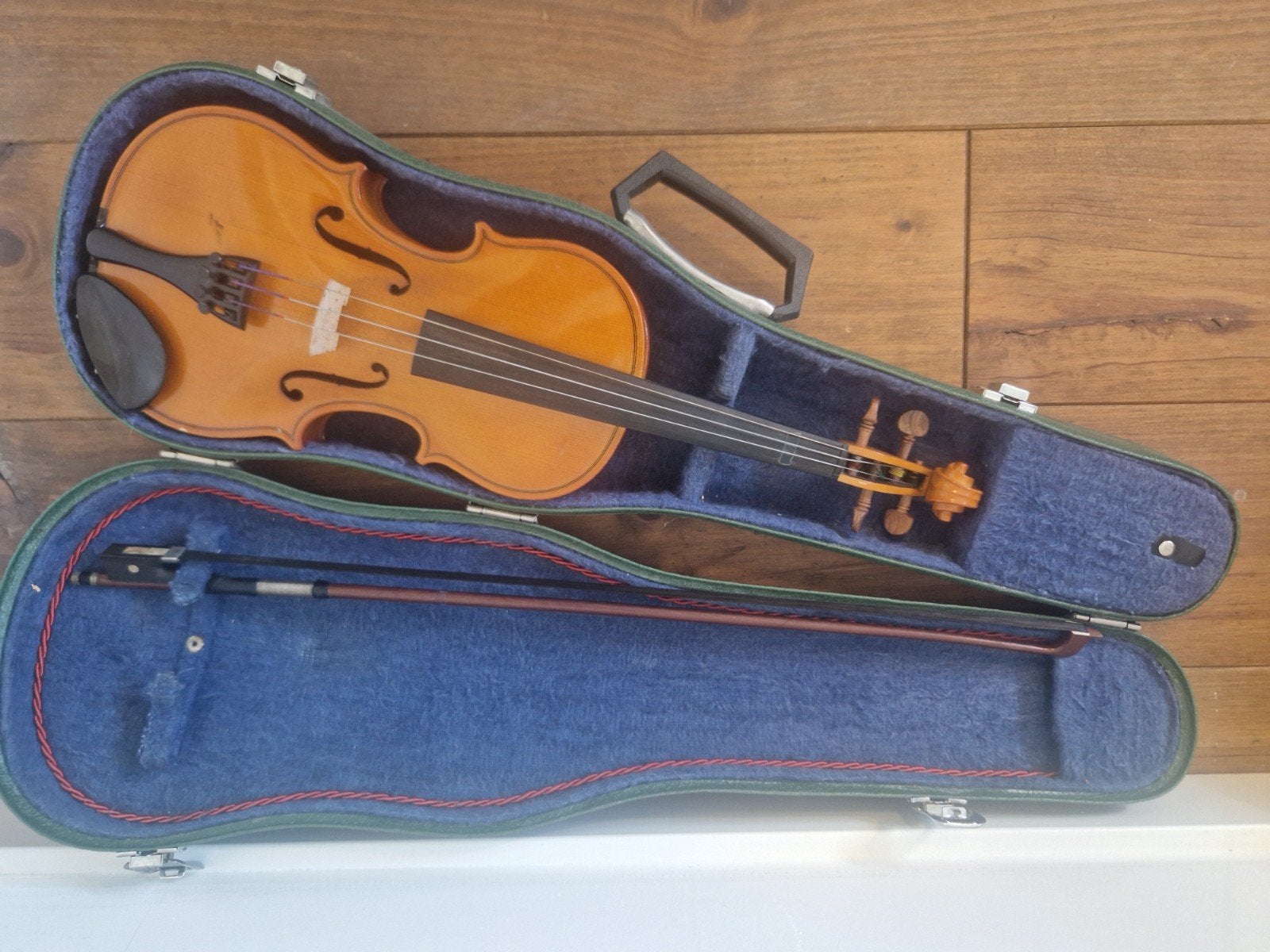 1/2 Viool met koffer - mist 1 snaar, Muziek en Instrumenten, Ophalen, Gebruikt, 1/2-viool, Viool