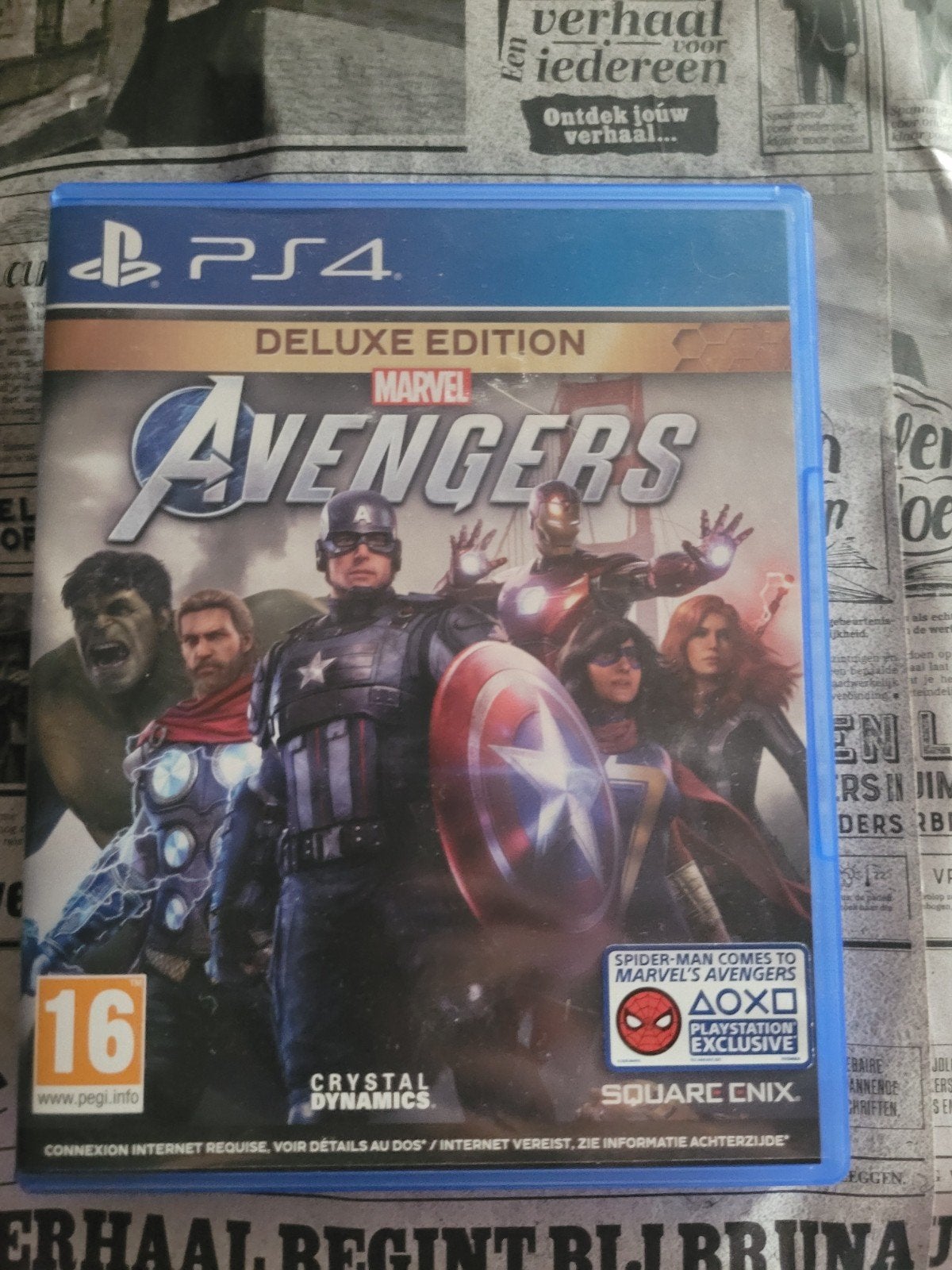 Marvel's Avengers Deluxe Edition PS4 - Codes ongebruikt, Ophalen of Verzenden, Zo goed als nieuw, Avontuur en Actie, Vanaf 16 jaar