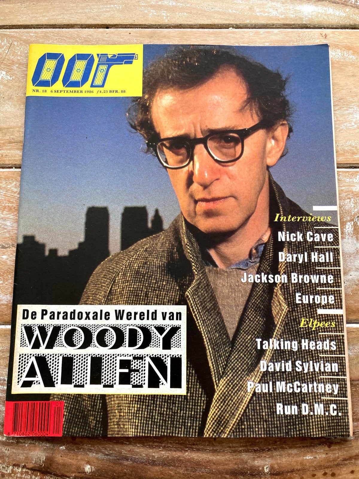 OOR Magazine 1986 NICK CAVE Europe JACKSON BROWNE Last Poets, Ophalen of Verzenden, Zo goed als nieuw, Muziek, Film of Tv