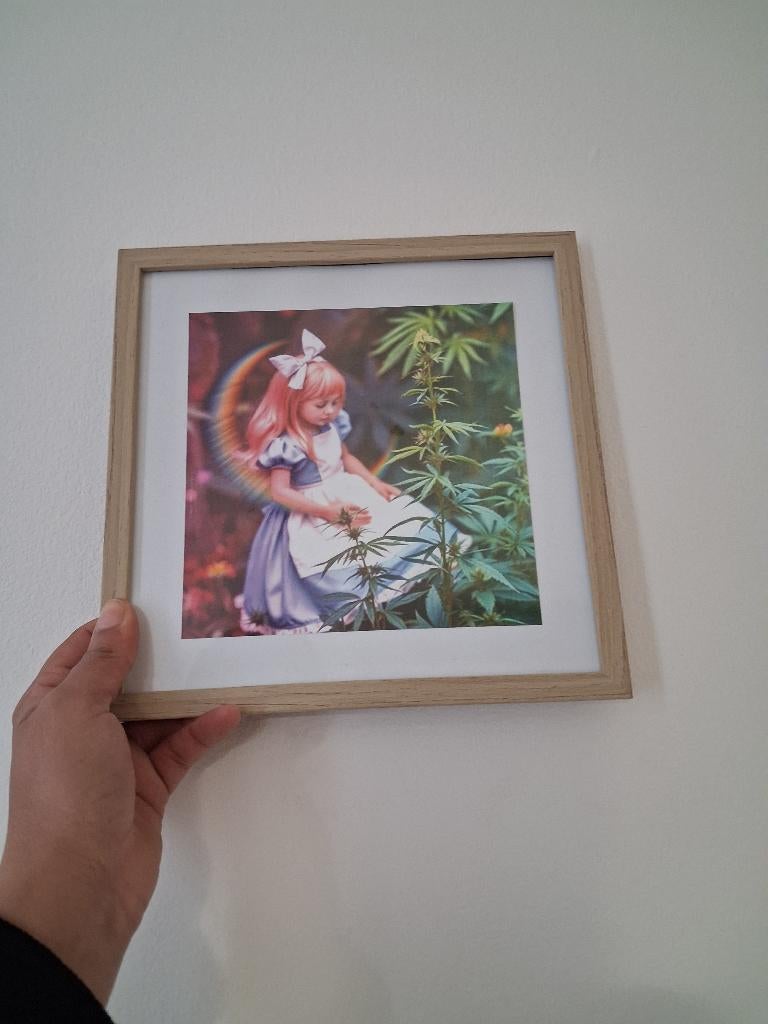 Kunstzinnig foto in foto lijst, Huis en Inrichting, Woonaccessoires | Lijsten, Ophalen, Minder dan 50 cm, Nieuw, Minder dan 50 cm