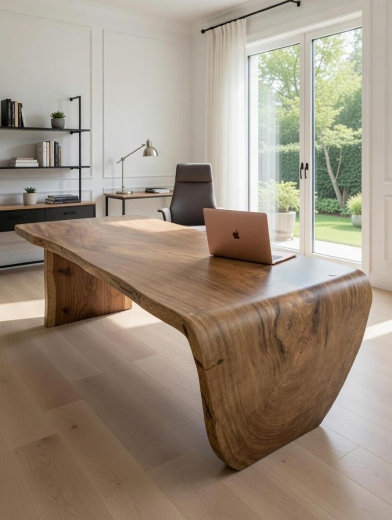 Watervaltafels, boomstamtafels, bureaus van gebogen suarhout, JOUWtafel.nl, Pastoorsakket 20, 200 cm of meer, Zo goed als nieuw