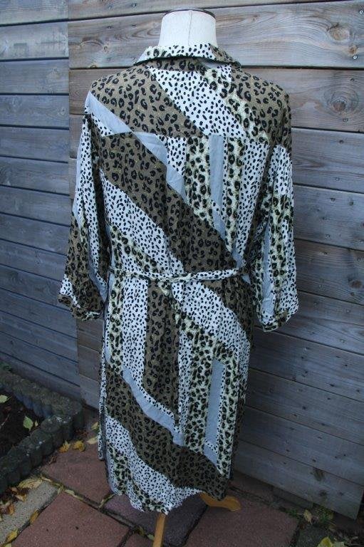 Doorknoopjurk kaki/ creme/ grijs Ciso mt 46 Nieuw Vaste prij, Kleding | Dames, Maat 46/48 (XL) of groter, Nieuw, Ciso, Ophalen of Verzenden