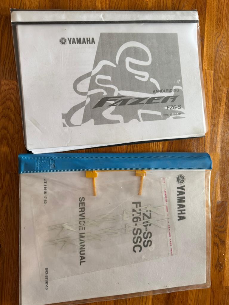 Service manual book Yamaha FZ6, Ophalen, Yamaha