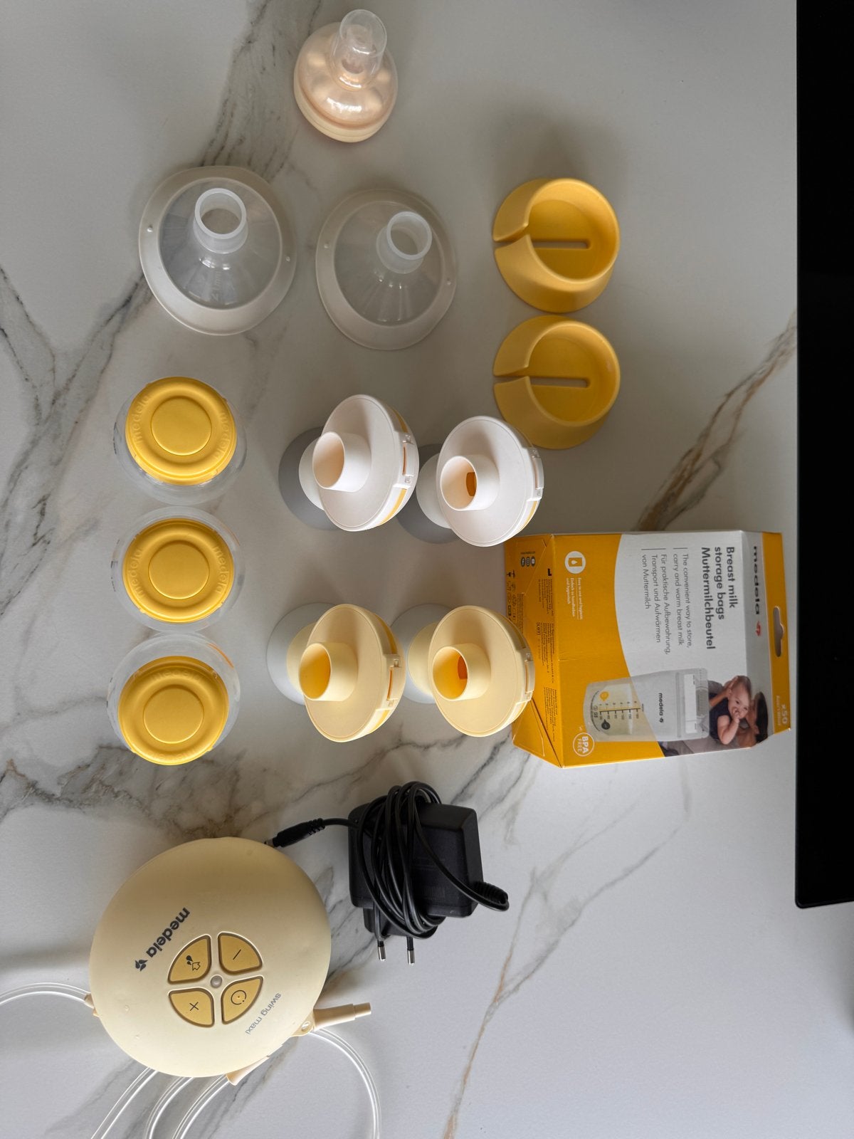 Medela maxi swing borstkolf, Gebruikt, Medela, Borstkolf, Ophalen of Verzenden