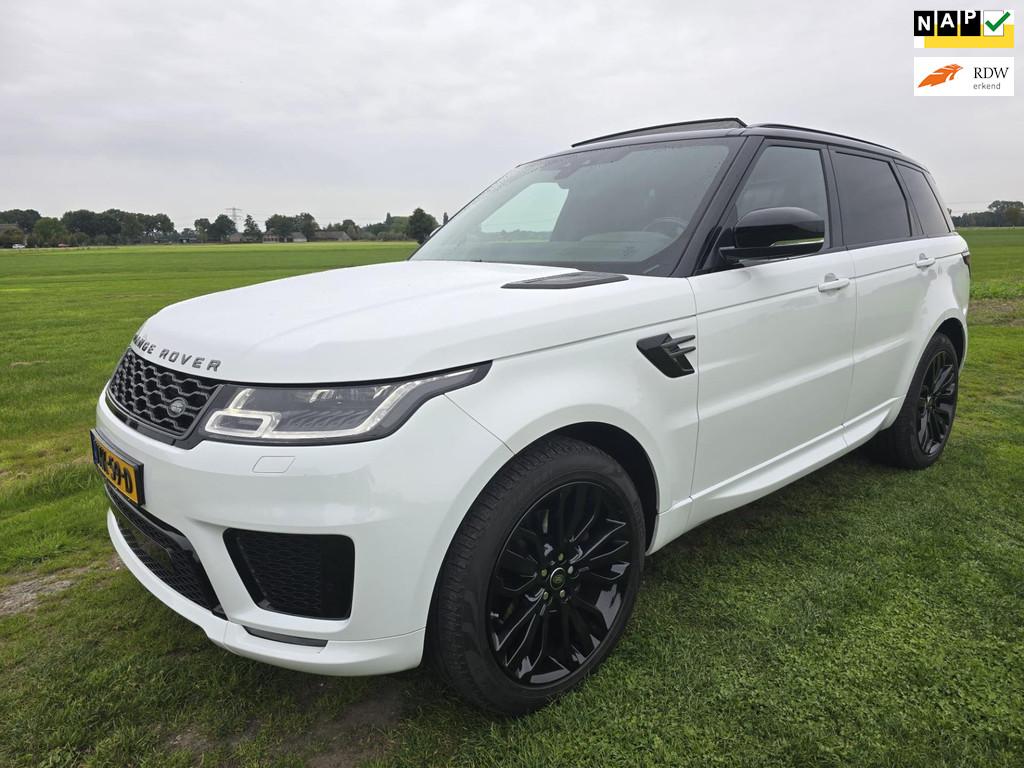 Land Rover RANGE ROVER SPORT 3.0 HSE|GRIJS Kenteken|PANO|Luc, Auto's, 249 pk, 2993 cc, Wit, Leder