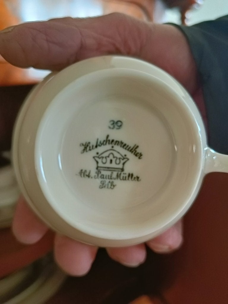 Hutschenreuther servies, Ophalen, Zo goed als nieuw, Overige stijlen, Porselein