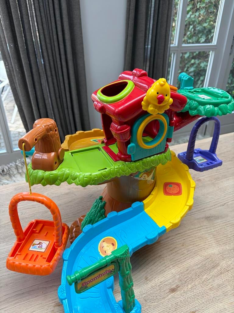 VTech Zoef Zoef Dieren Avonturenbos met 8 dieren, Kinderen en Baby's, Speelgoed | Vtech, Ophalen of Verzenden, Zo goed als nieuw