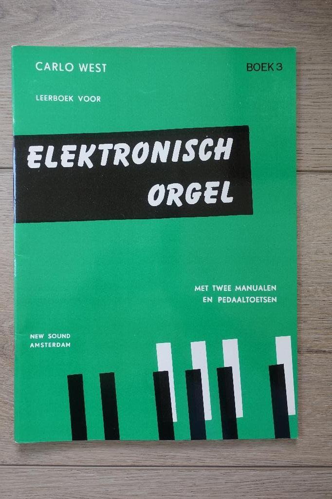 Leerboek voor elektronisch orgel boek 3, Ophalen of Verzenden, Gebruikt, Les of Cursus, Keyboard