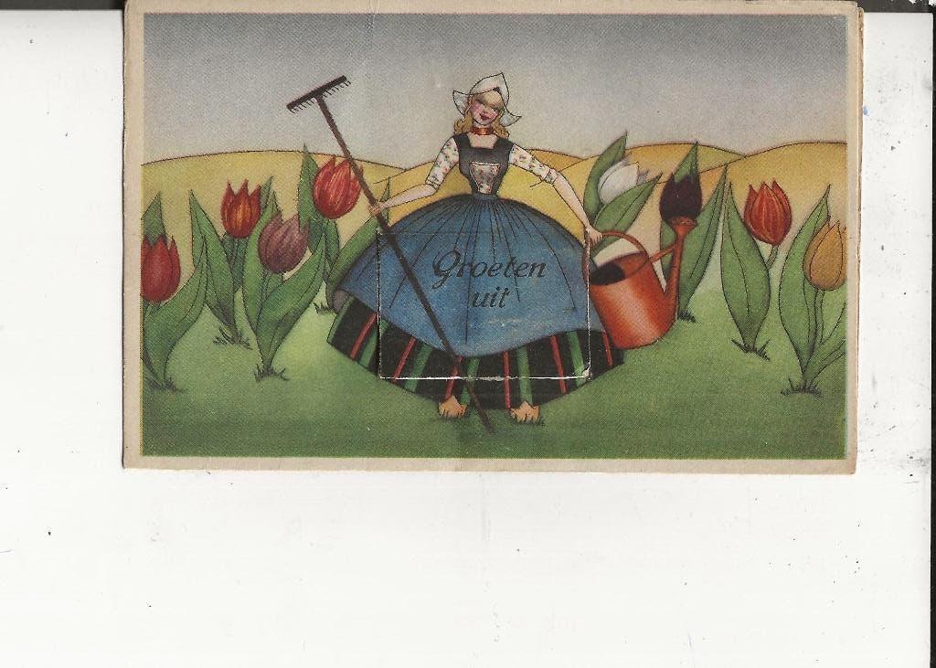 Scheveningen Leporello met 8 fotootjes 1948, Verzamelen, Ansichtkaarten | Nederland, Ophalen of Verzenden, 1940 tot 1960, Gelopen