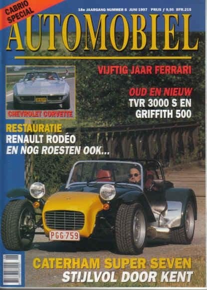 Automobiel 6 1997 : Caterham Super Seven - Corvette C3 - TVR, Ophalen of Verzenden, Gelezen, Algemeen
