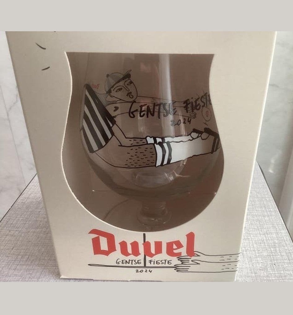 Duvelglas Gentse feesten 2024, Ophalen of Verzenden, Nieuw, Glas of Glazen, Duvel