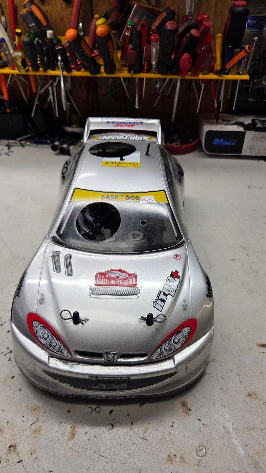 Te koop mooie hpi rs 4, Gebruikt, Ophalen of Verzenden, Schaal 1:10, Auto onroad