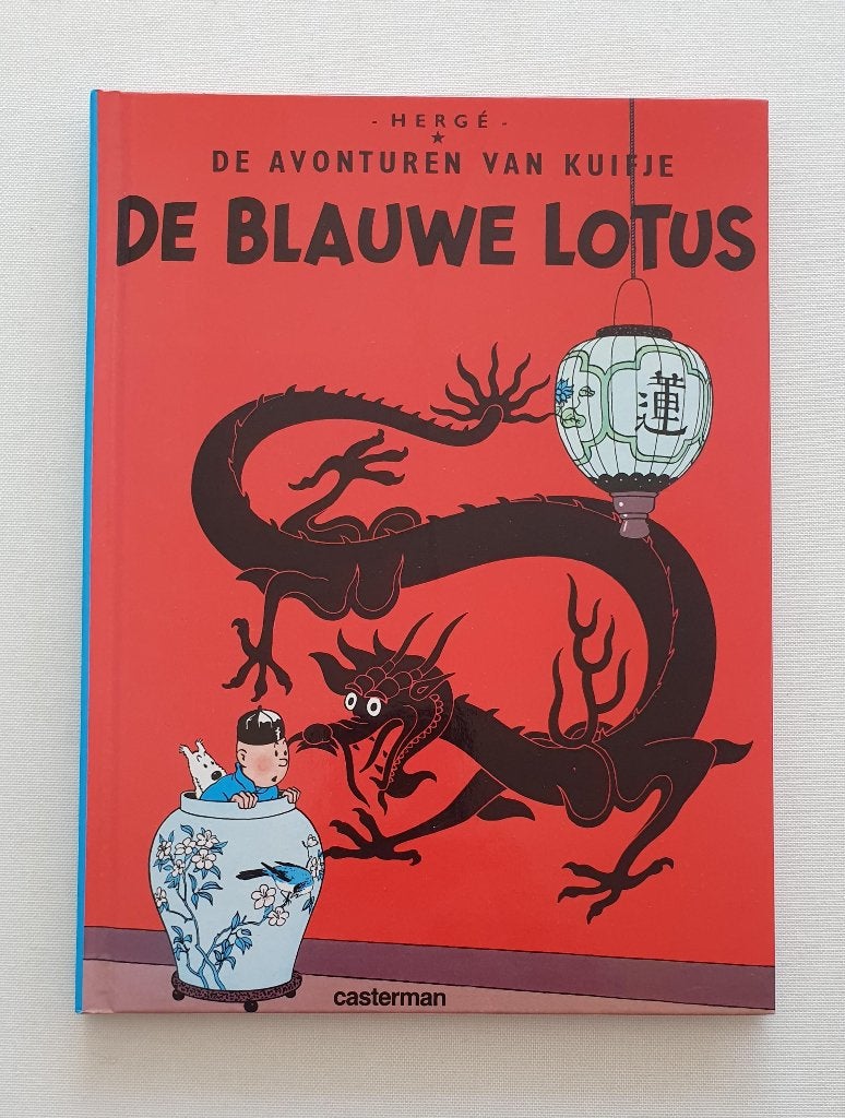 Kuifje De Blauwe Lotus hardcover, Boeken, Eén stripboek, Ophalen of Verzenden, Zo goed als nieuw, Hergé