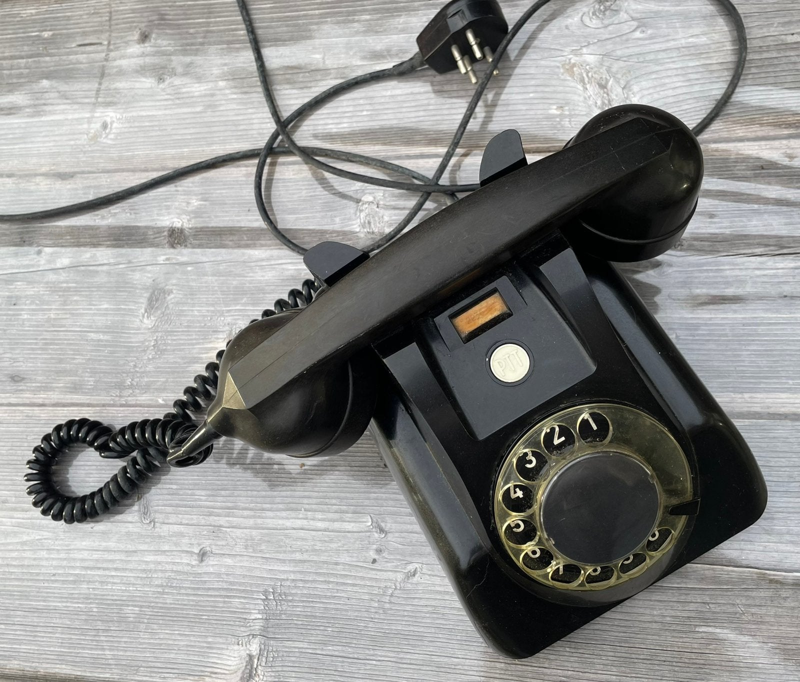 Vintage bakkelieten telefoon, Ophalen of Verzenden, Gebruikt