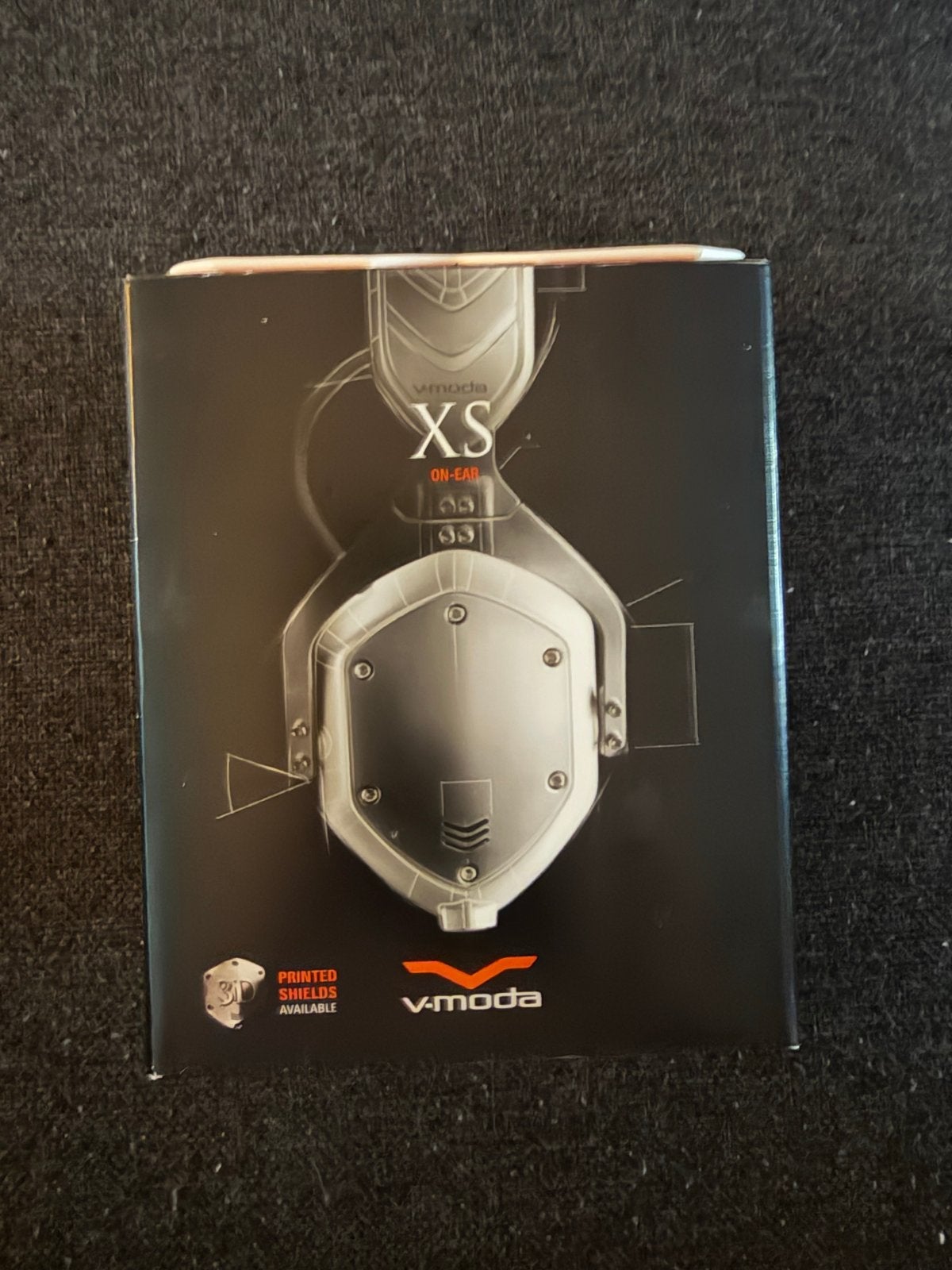 V-Moda XS On-Ear Hoofdtelefoon - Wit/Zilver, On-ear, Zo goed als nieuw, Wit, Draagtas/etui