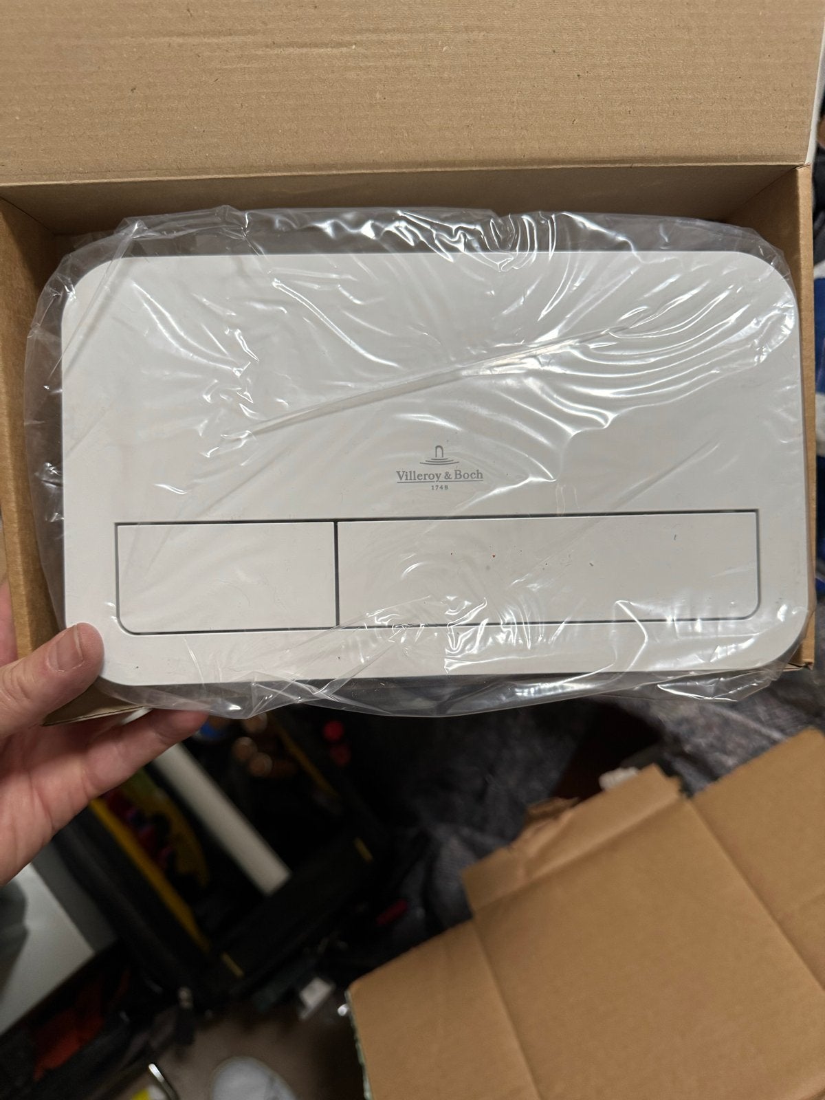 Villeroy & Boch ViConnect Bedieningsplaat E200 Wit, Doe-het-zelf en Verbouw, Ophalen, Nieuw, Toilet
