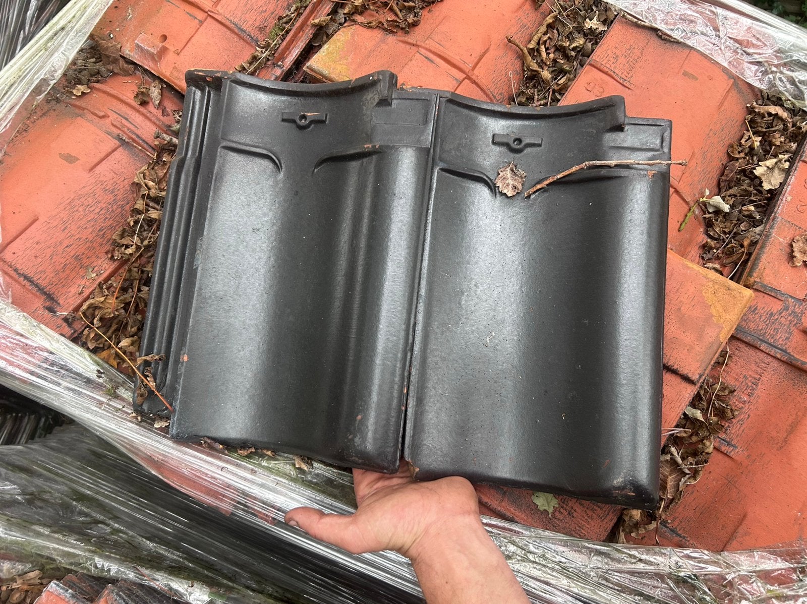 Vh mat zwart ca 1250 plus hulpstukken, Ophalen, Steen of Klei, Zwart, Nieuw
