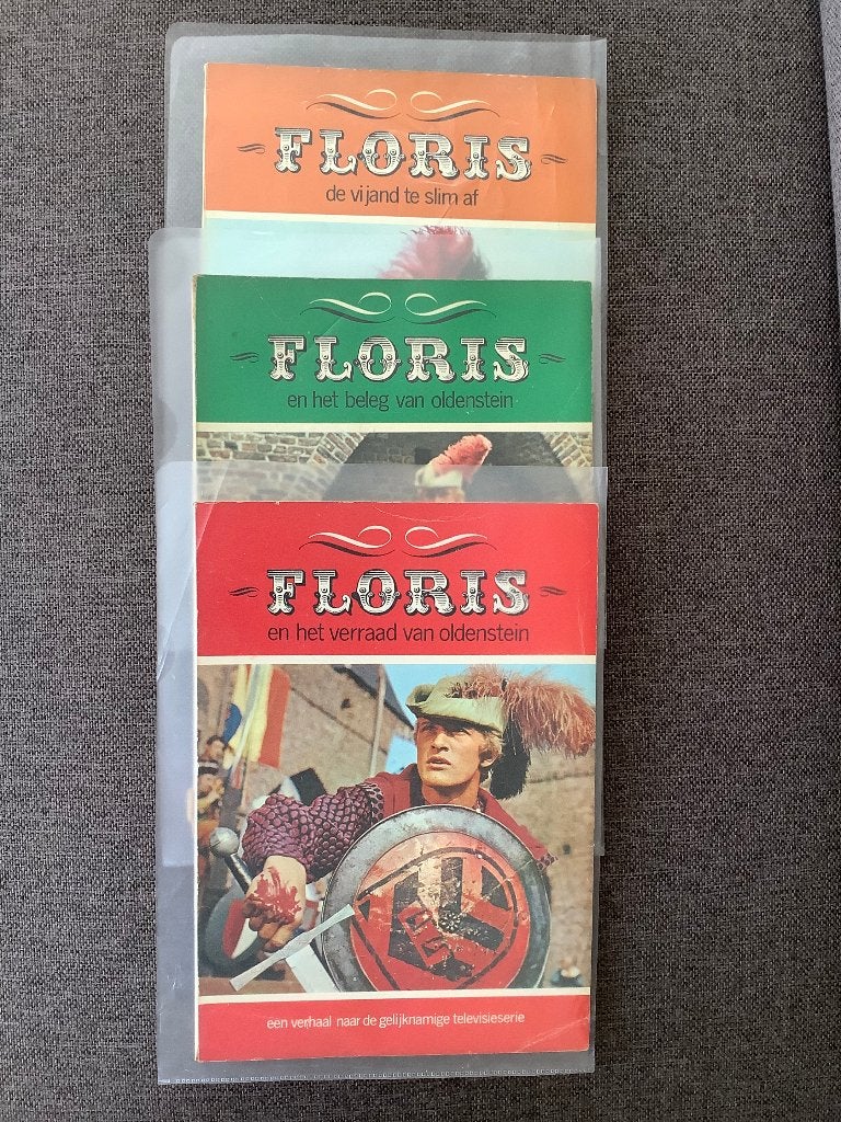 Boekjes  3x van Floris, gebaseerd tv-serie met Rutger Hauer., Ophalen of Verzenden, Huis en Inrichting