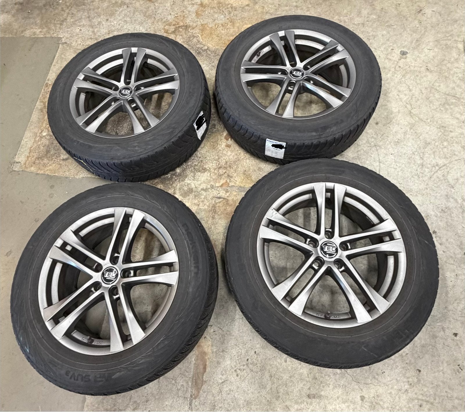 Set TEC Speedwheels AS4 18 inch velgen, Ophalen, 18 inch, Gebruikt, Velg(en)