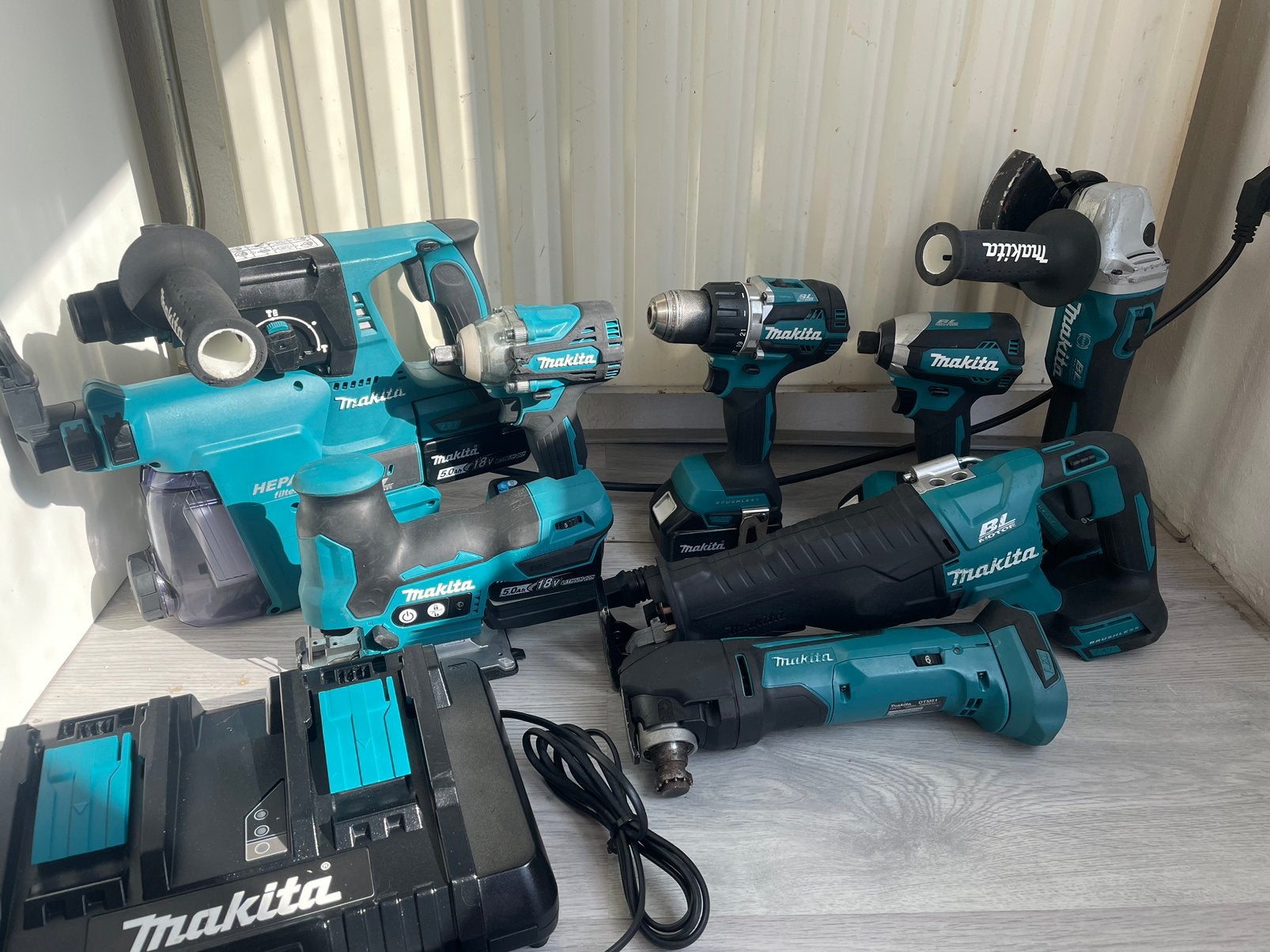 Makita set 10-delig, Ophalen, Zo goed als nieuw
