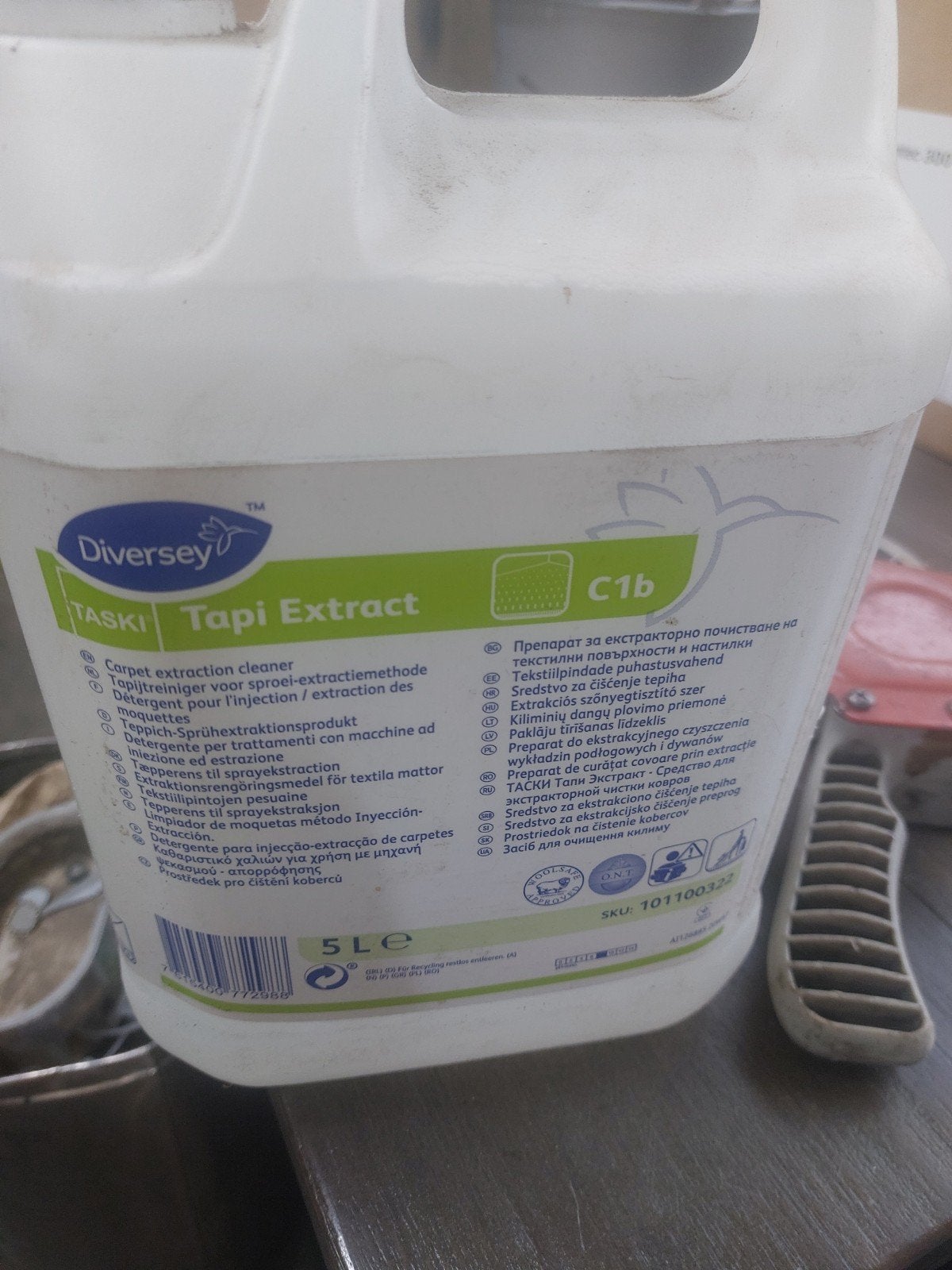 Diversey TASKI Tapi Extract Tapijtreiniger 5L, Ophalen of Verzenden, Nieuw