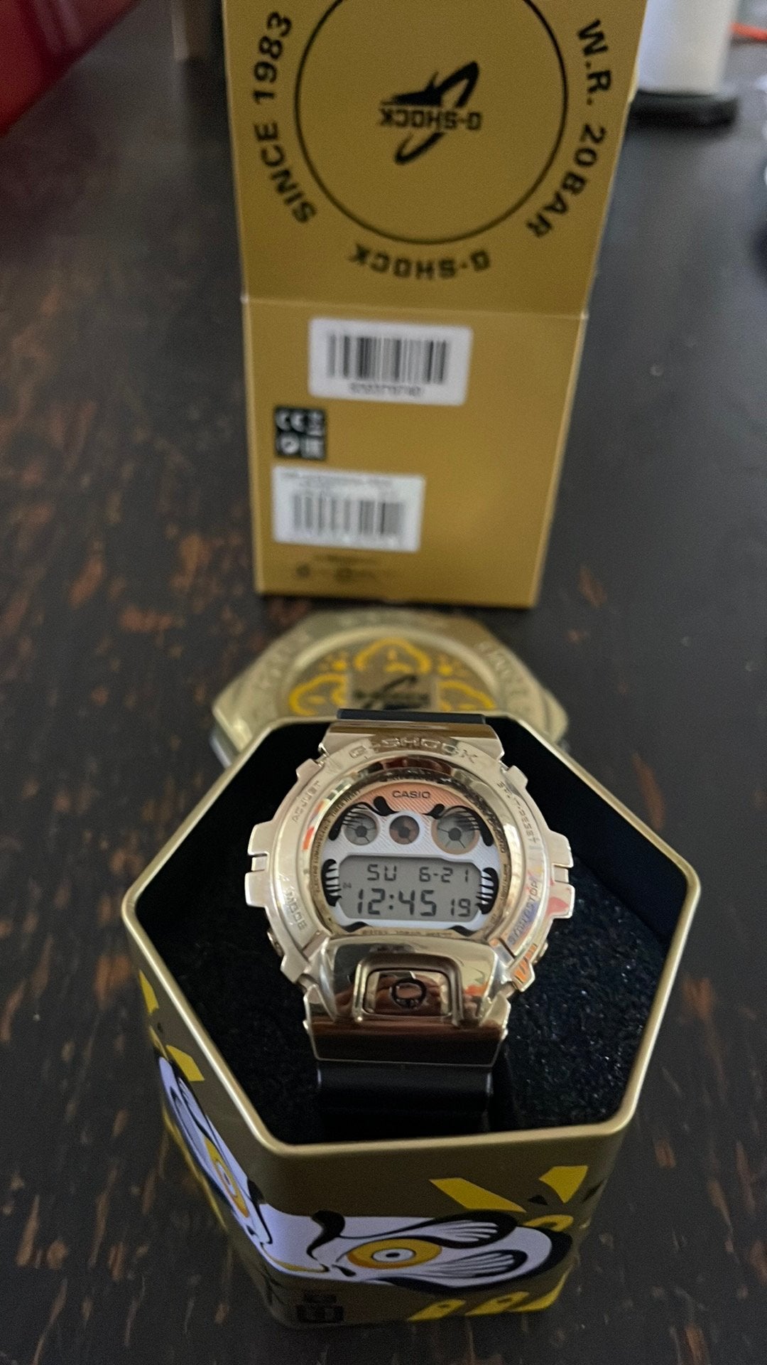 Casio G-Shock Daruma GM-6900GDA-9ER Horloge, Ophalen, Casio, Staal, Polshorloge