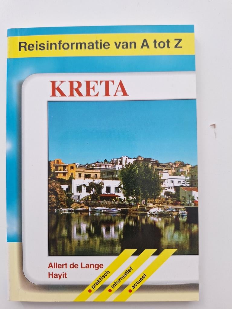 Reisgids Kreta - Reisgids van A tot Z, Europa, Ophalen of Verzenden, Reisgids of -boek, Allert de Lange Hayit