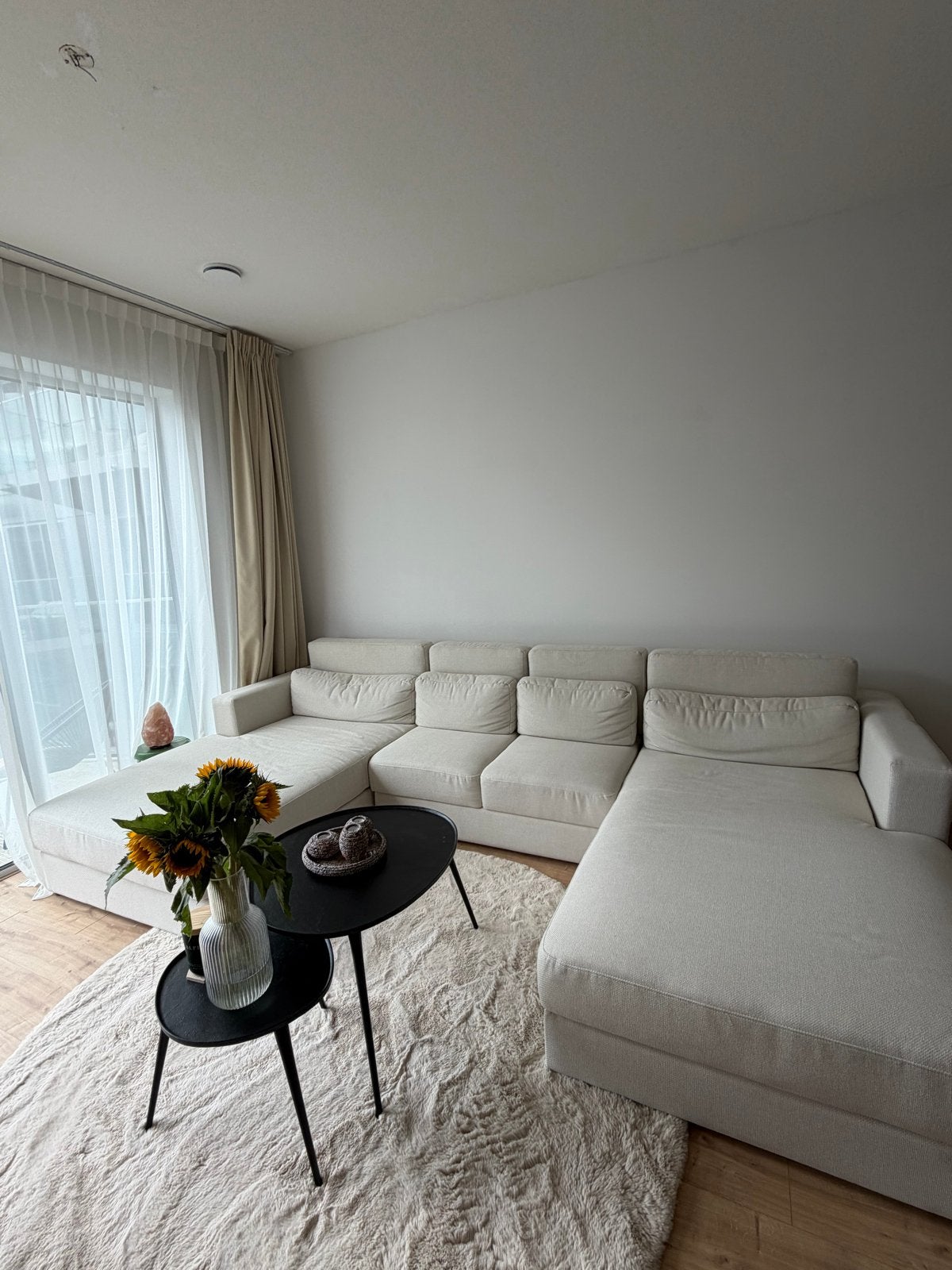 Prachtige 2,5 jaar oude bank van Seats en Sofa's, z.g.a.n., Hoekbank, 300 cm of meer, Ophalen of Verzenden, Zo goed als nieuw