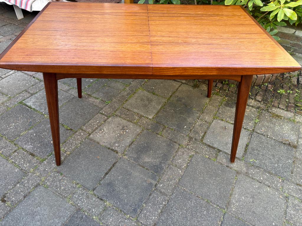 Louis van Teeffelen - webe Eettafel retro vintage jaren 60s, Zo goed als nieuw, Vijf personen of meer, Rechthoekig, Teakhout